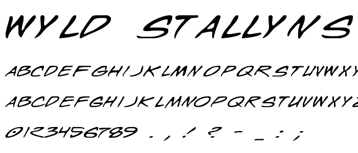 Wyld Stallyns Extended font